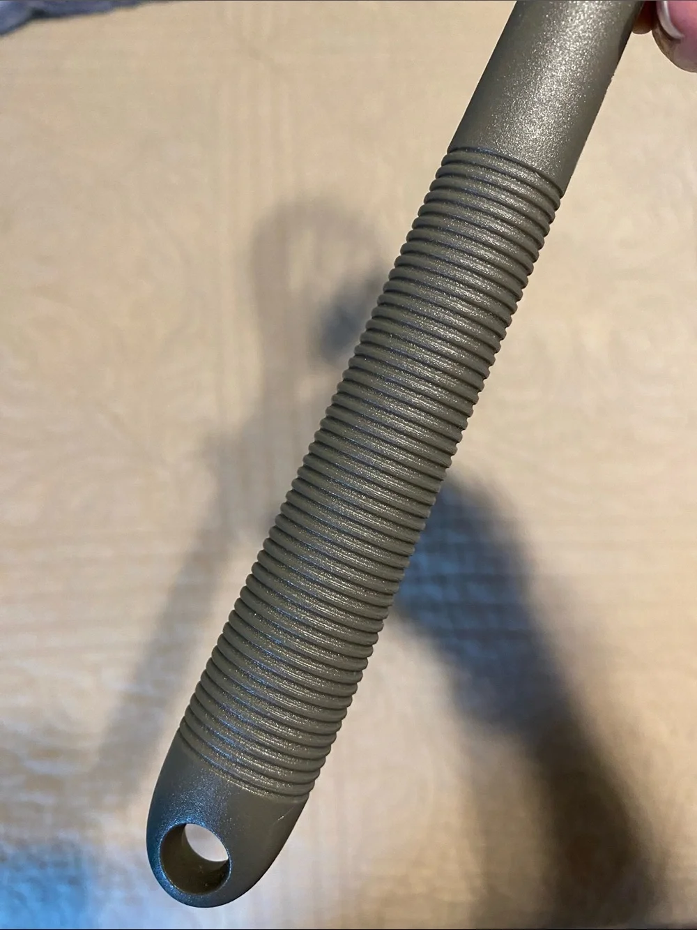 Sunbeam Dark Gray Slotted Serving Spoon